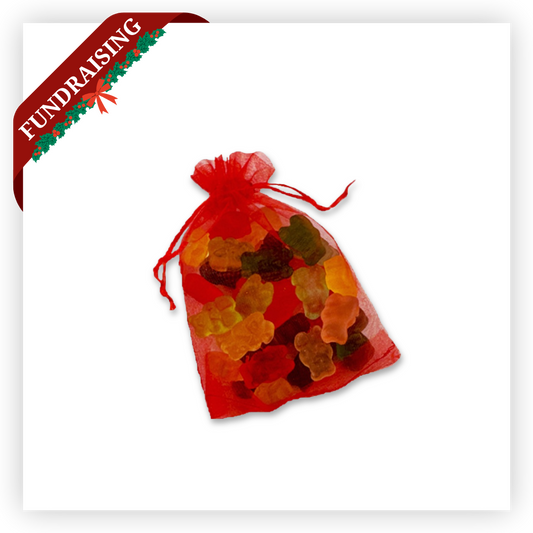 Gummy Bears in Organza Bag