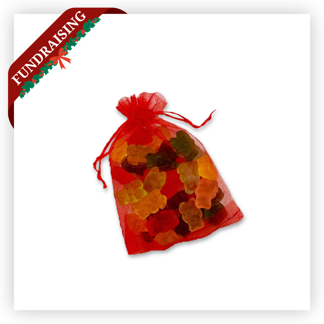 Gummy Bears in Organza Bag
